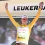 Gelb steht ihm: Der Osttiroler Felix Gall stürmte nach einer Solofahrt bei der Tour de Suisse zu seinem ersten Profisieg