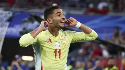 11 Torres Garcia Ferran FERRAN Forward FOOTBALL : Albanie vs Espagne - Euro 2024 Groupe B, - Dusseldorf Arena - 24/06/024 ElyxandroCegarra/Panoramic PUBLICATIONxNOTxINxFRAxBEL