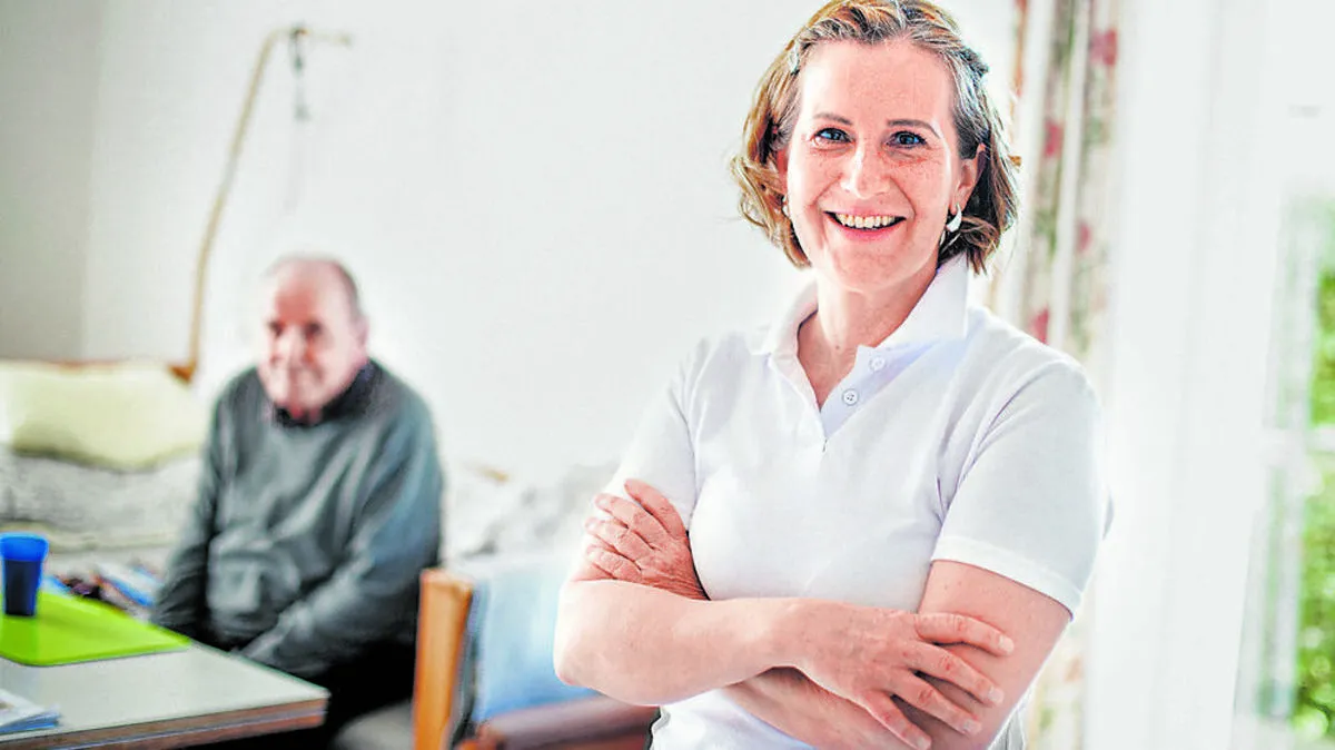 Maria Schneider ist in der mobilen Pflege tätig: „Wir werden gebraucht, geliebt und geschätzt. Das gibt uns viel Kraft“