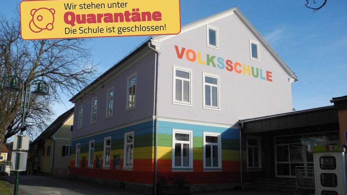 Corona-Fall: Die Volksschule Bad Gams im Bezirk Deutschlandsberg ist geschlossen und unter Quarantäne