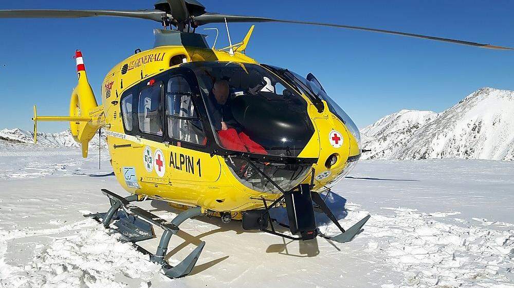 Der Hubschrauber Alpin 1 war im Einsatz