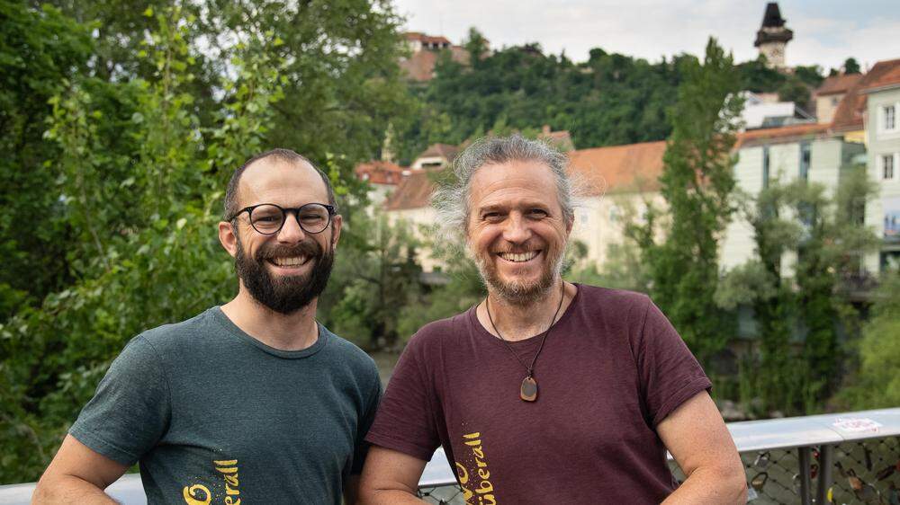 Matthias Aberer und Philipp Schaudy organisieren seit 2019 - natürlich mit Corona-Unterbrechung - das „anderswo“-Festival in Graz