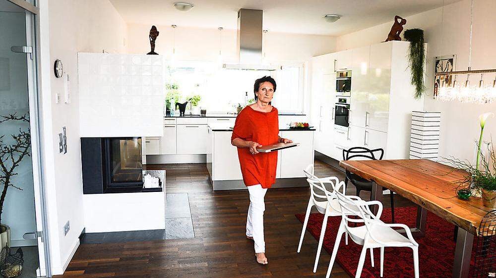 Maria Rieder in ihrer 35 Quadratmeter großen Küche