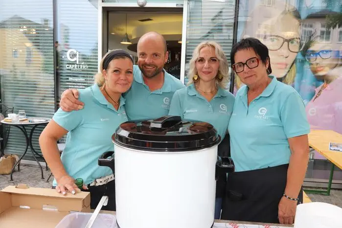 Das Café Lino Carinthia Team hatte alle Hände voll zu tun.