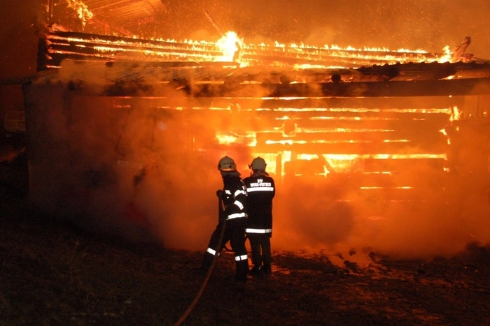 Allzu häufig sind die Feuer­wehren mit Bränden von Wirtschaftsgebäuden im landwirtschaftlichen Bereich konfrontiert (im Bild: Veitsch). Unter oft sehr schwierigen Bedingungen versuchen sie Tiere, Maschinen, Fahrzeuge und Gebäude vor den Flammen zu retten.