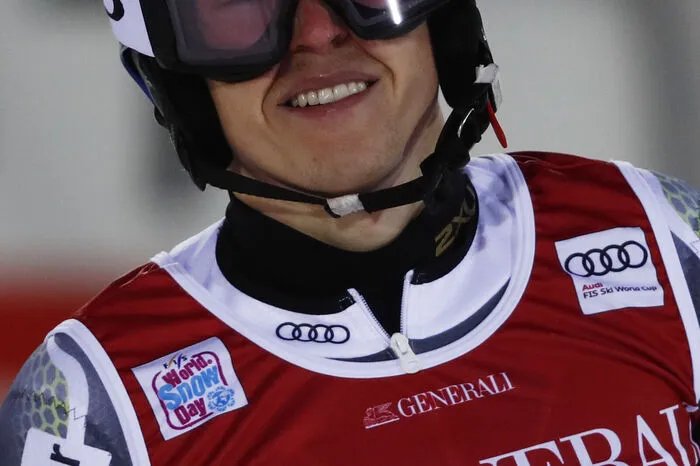 Rang zwei gab es für Henrik Kristoffersen. Aber er forderte Hirscher bis zum Äußersten.
