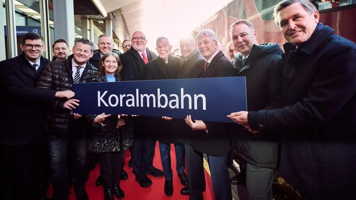 Eröffnung Koralmbahn
Copyright: ÖBB/Marek Knopp