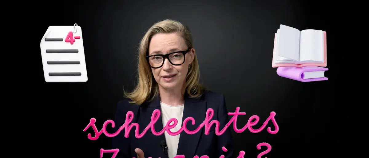Schlechtes Schulzeugnis?