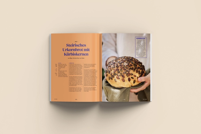 Steirisches Urkornbrot mit Kürbiskernen