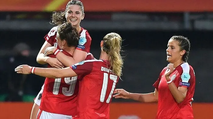 Jubel in rot-weiß-rot: Das Damen-Nationalteam besiegte Finnland