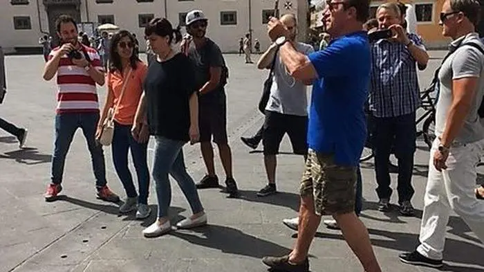Schwarzenegger in Pisa