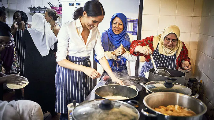 Die Herzogin von Sussex in der "Hubb Community Kitchen"