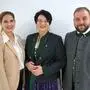Bezirkshauptfrau Elisabeth Kladiva, Bürgermeisterin Klaudia Stroißnig und Vizebürgermeister Thomas Reinprecht