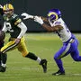 Aaron Rodgers und die Green Bay Packers hatten die Los Angeles Rams im Griff