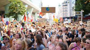 Am Freitag fand der weltweite Klimastreik von &quot;Fridays for Future&quot; auch in Wien statt