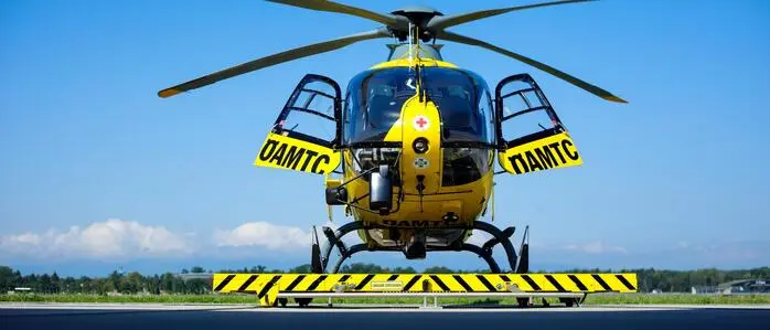 Der Rettungshubschrauber stand im Einsatz
