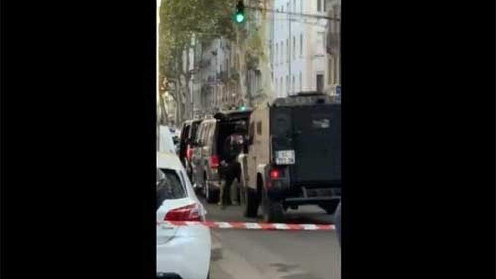 Großer Polizeieinsatz in Lyon