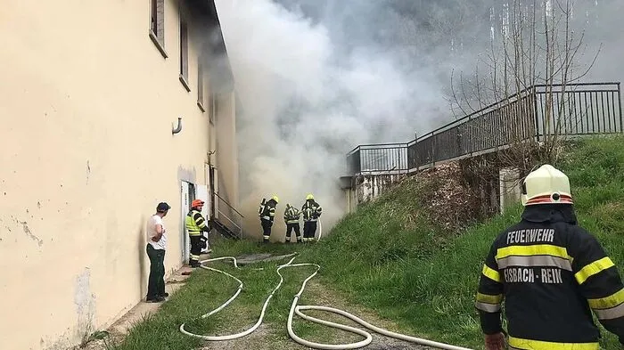 Brand von Heizwerk