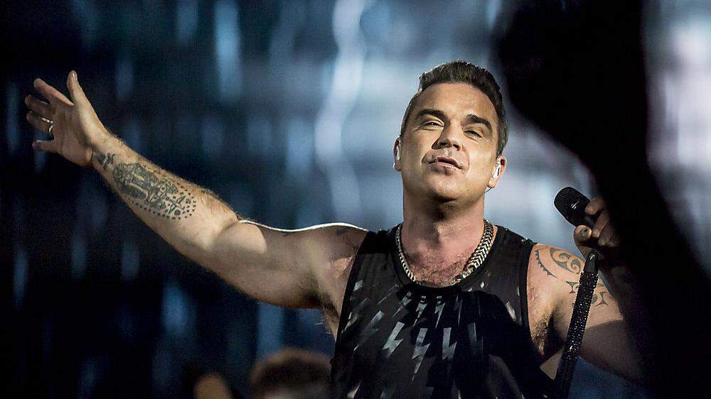 Überraschender Auftritt: Robbie Williams