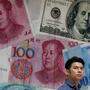 Der Yuan gibt im Vergleich zum Dollar stark nach