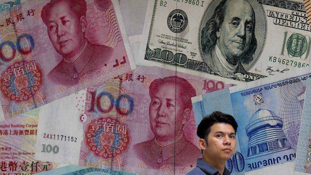 Der Yuan gibt im Vergleich zum Dollar stark nach