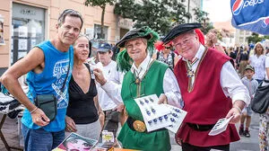 Die Stadtrichter bitten beim Eintritt ins Flohmarktgelände  um eine freiwillige Spende 