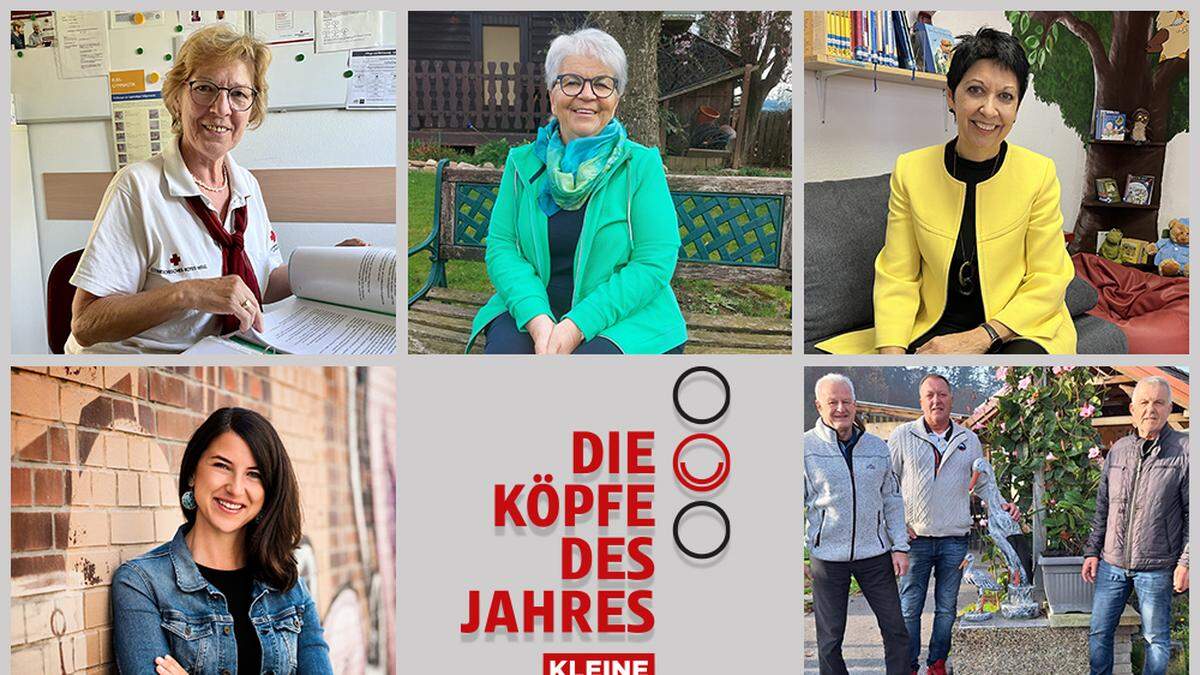 Renate Kaufmann, Franziska Fauster, Sarah Deckenbacher, Ilse Schlick und die „Storchenberinger“ sind in der Kategorie „Ehrenamt“ nominiert