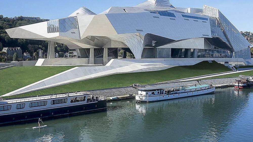 Soll sogar Bilbao Konkurrenz machen - das neue Museum in Lyon
