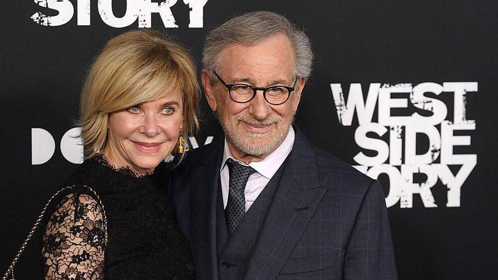Steven Spielberg Smit seiner Frau Kate Capshaw bei der US-Premiere