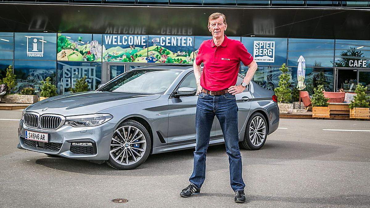 Ein Bayer testet ein bayrisches Auto, das in Graz gebaut wird: Walter Röhrl mit dem BMW 530d 