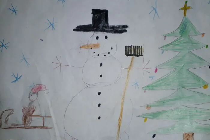 Sarah Strutzmann (6) aus Graßdorf wünscht sich weiße Weihnachten