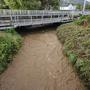 Der Weißenbach in der Stadt Wolfsberg nach dem Gewitter am Montag 