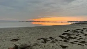 Abendstimmung am Strand | Wem gehört der Strand in Grado?