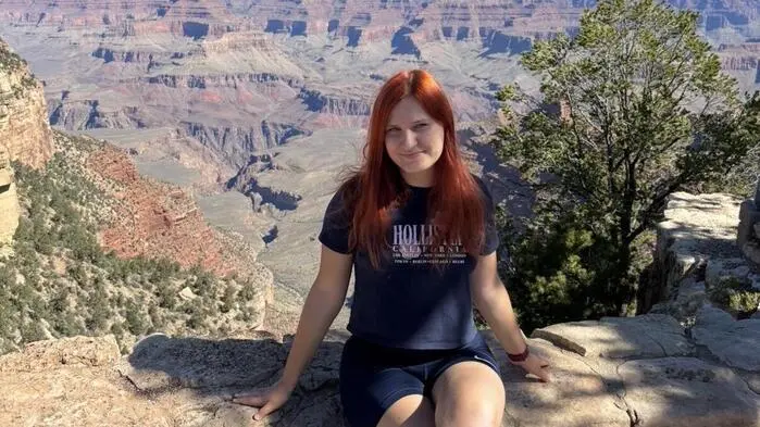 Leonie Herrmann aus Preding bei Weiz beim Grand Canyon