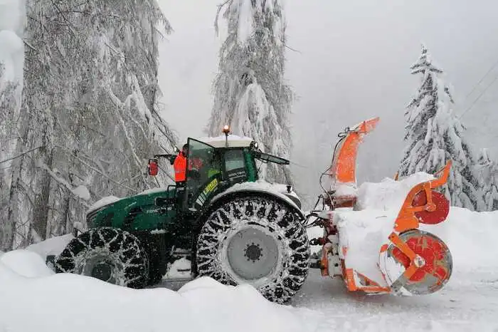 Ohne starken Schneefräsen ginge gar nichts mehr.