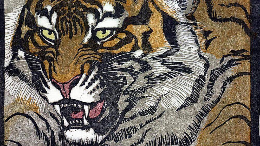 Der Tiger ist nur ein bekanntes Motiv des passionierten Tiermalers Jungnickel