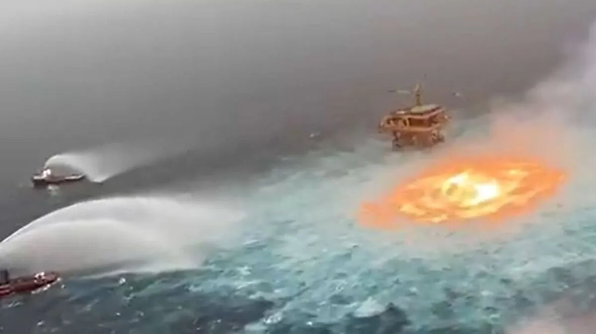 Das "brennende Meer" vor Mexiko