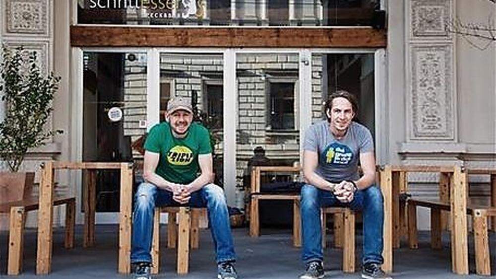 Das Metnitztaler Gastronomen-Brüderpaar Stefan (links) und Andreas Schrittesser ist in Wien auf Erfolgskurs