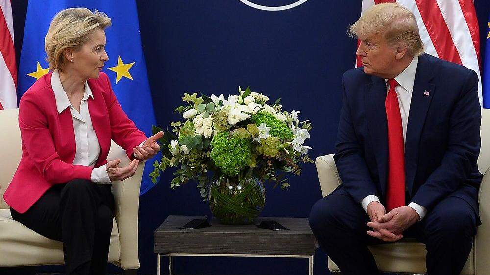 Ursula von der Leyen, Donald Trump: Schwieriges Verhältnis