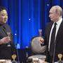 Kim Jong-un und Wladimir Putin bei einem gemeinsamen Treffen im Jahr 2019