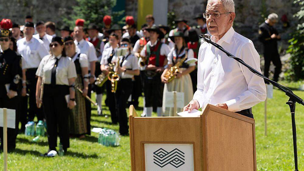 Traditionelles Veitsch-Radex Musikertreffen, diesmal mit dem Bundespräsidenten