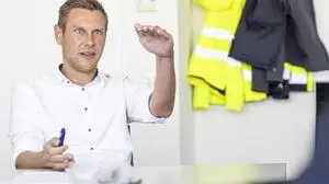 Flughafen-Geschäftsführer Maximilian Wildt