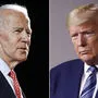Joe Biden (links) und Donald Trump