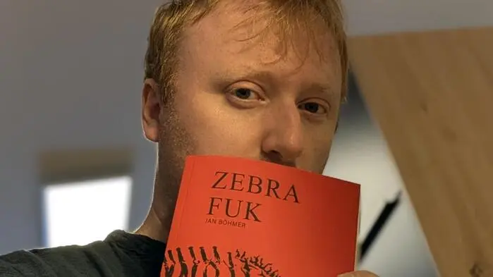 Der Voitsberger Jan Böhmer mit seinem Erstlingswerk