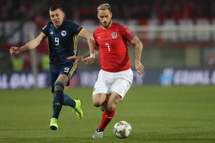 Marko Arnautovic: 3 Musste sich mit der starken bosnischen Abwehr herumschlagen. Rackerte unermüdlich, scheute keinen Zweikampf und fand auch die größten österreichischen Chancen vor. Der Erfolg blieb aus.