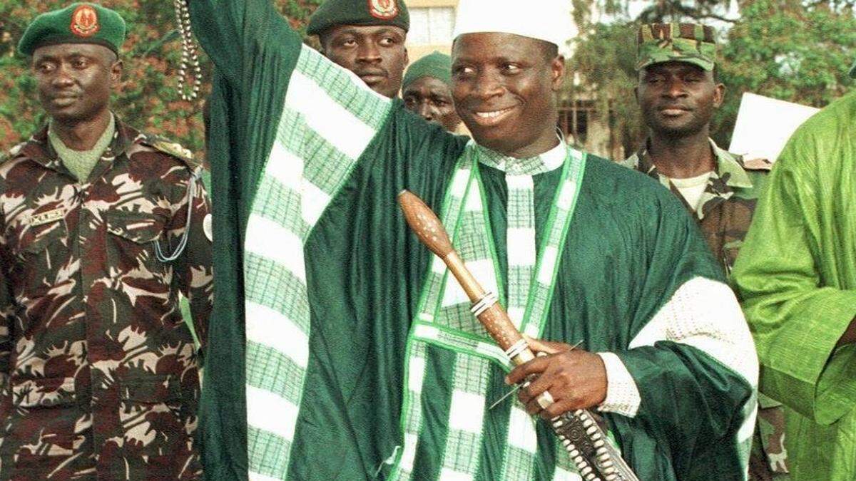 Yahya Jammeh auf einem Archivbild