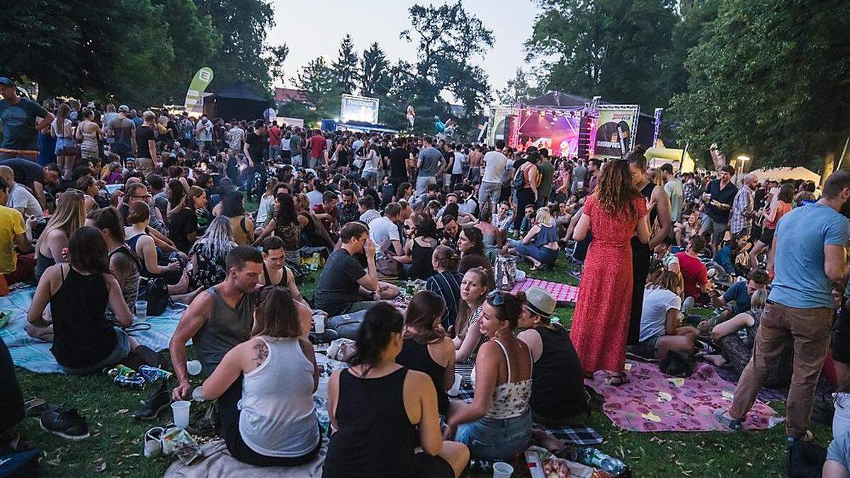 Schon 2019 musste das Augartenfest in den Volksgarten ausweichen.