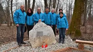 Unglück in Obervogau im Februar 1965, Andaacht zum 60. Jahrestag am 25. 2. 2025, Gedenkstein, Au, Mur, Murauen, Familie Stifter, vier tote Kinder, Theater- und Kulturverein Obervogau