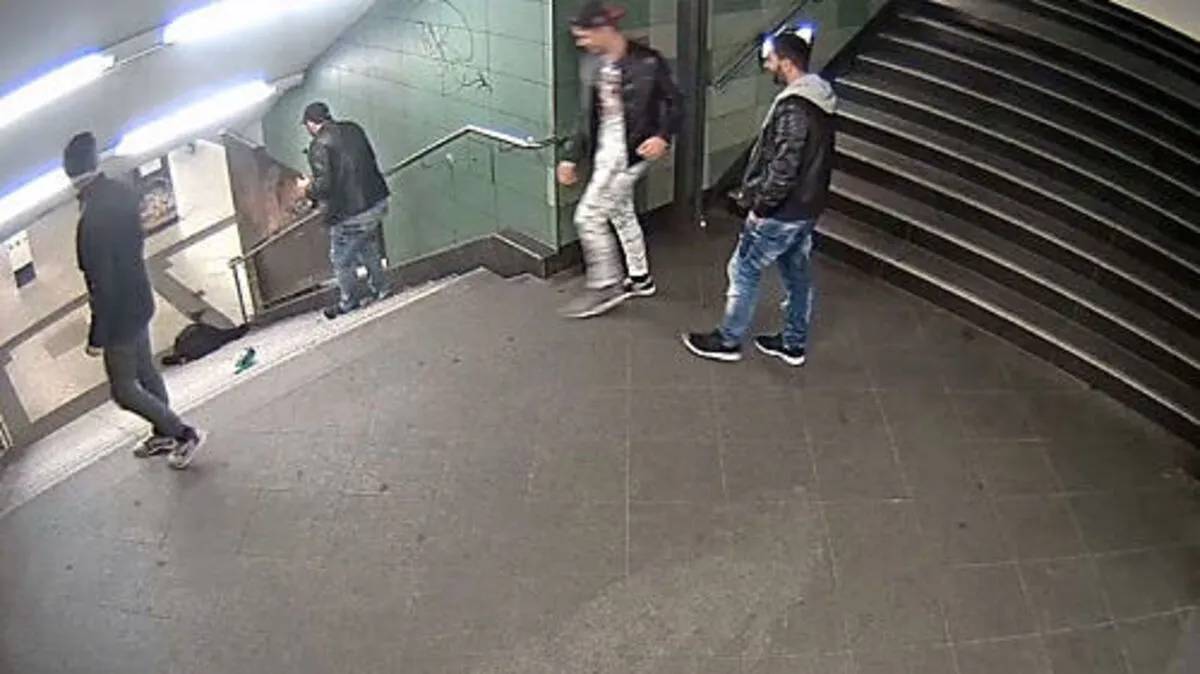 Brutale Attacke auf eine Frau im U-Bahnhof Hermannstraße