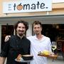 Philipp Gaber (links) und Ricardo Kocher verwöhnen im „DerDieDas Tomate“